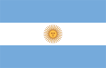 Die Flagge Argentiniens