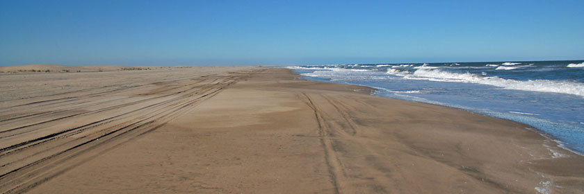 Strand bei Mar de las Pampas